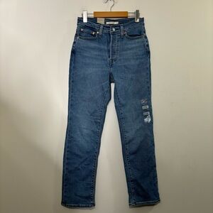 Levi’s wedgie straight jeans 27 or 4 nwt